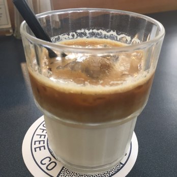 Satan's Coffee Corner - Iced flat white - Coffee & Tea Near Me - Barcelona, B