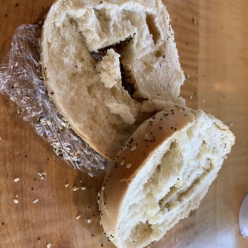 Dancing Goats Coffee - Do they not know how to cut a bagel? - Coffee & Tea Near Me - Olympia, Washington