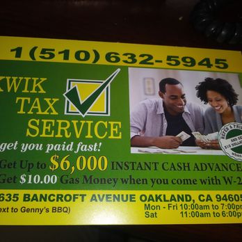 Kwik Tax Service - Tax Services Near Me - Oakland, California Kwik Tax Service - Tax Services Near Me - Oakland, California