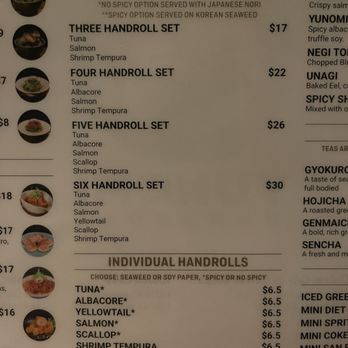 Yunomi Handroll - Menu - Sushi Bars Near Me - San Fernando Valley, California Yunomi Handroll - Menu - Sushi Bars Near Me - San Fernando Valley, California