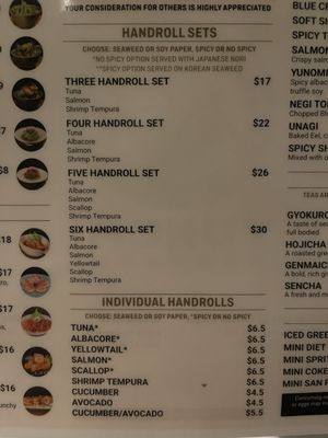 Menu photo 5 Yunomi Handroll San Fernando Valley, CA Menu photo 5 Yunomi Handroll San Fernando Valley, CA