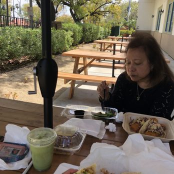 Butter Cafe & Bakery - Outdoor seating in the back - Breakfast & Brunch Near Me - Upland, California Butter Cafe & Bakery - Outdoor seating in the back - Breakfast & Brunch Near Me - Upland, California