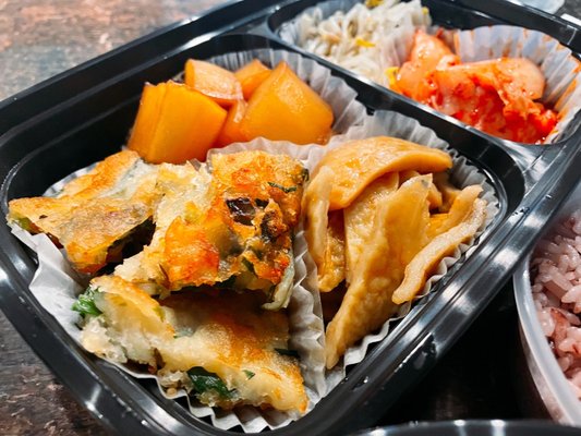 Korean Bamboo teriyaki & bunsik by null