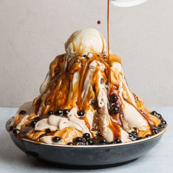 Meet Fresh - Black Sugar Boba Milky Shaved Ice - Desserts Near Me - Monterey Park, California