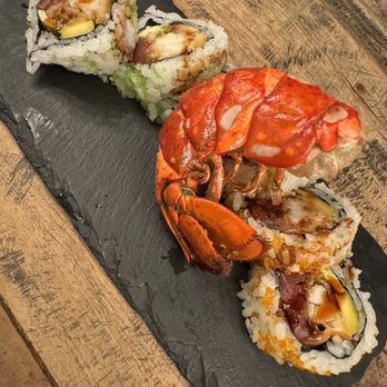 Kata Robata - Lobster roll (Caribbean roll I believe) - Sushi Bars Near Me - Houston, Texas Kata Robata - Lobster roll (Caribbean roll I believe) - Sushi Bars Near Me - Houston, Texas