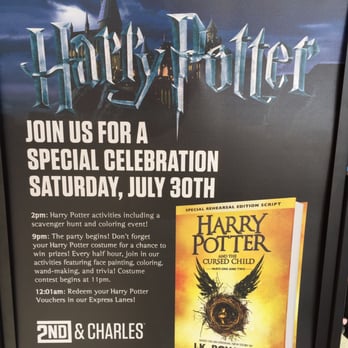 2nd & Charles - Harry Potter fan event coming up on July 30th! - Electronics Near Me - Charlotte, North Carolina 2nd & Charles - Harry Potter fan event coming up on July 30th! - Electronics Near Me - Charlotte, North Carolina