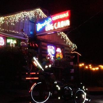Monty's Log Cabin - The #Hillbillymobile recumbent trike lit up and sobered in front of Monty's Cocktails Log Cabin, Felton, CA, USA - Dive Bars Near Me - Felton, California Monty's Log Cabin - The #Hillbillymobile recumbent trike lit up and sobered in front of Monty's Cocktails Log Cabin, Felton, CA, USA - Dive Bars Near Me - Felton, California