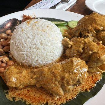 Ipoh Kopitiam - Nasi Lemak W Chicken Curry - Malaysian Near Me - Alhambra, California
