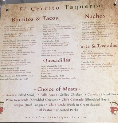 Menu photo 5 El Cerrito Taqueria Livermore, CA Menu photo 5 El Cerrito Taqueria Livermore, CA