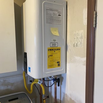 Aim Plumbing California - New water heater installed in the garage by AIM plumbing. - Plumbing Near Me - Hemet, California Aim Plumbing California - New water heater installed in the garage by AIM plumbing. - Plumbing Near Me - Hemet, California