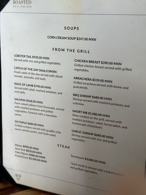 Menu photo 4 Roasted Grill & Bar Cabo San Lucas, BCS Menu photo 4 Roasted Grill & Bar Cabo San Lucas, BCS