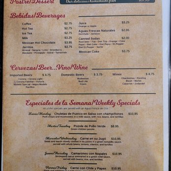 Mama Lupita's - Menu pg 2 - Mexican Near Me - Salinas, California