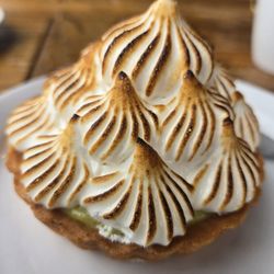 Fleur De Lis Bakery & Cafe - Lime Meringue Tart