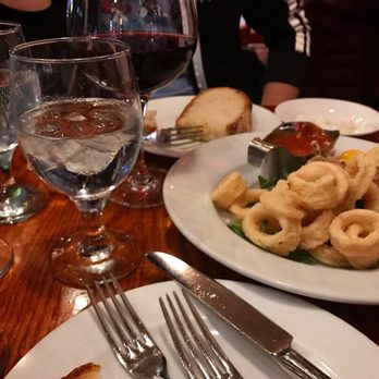 Il Violino - The Calamari Fritti [$16] and bread - Italian Near Me - New York, New York