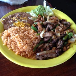 Beef and chicken fajitas Beef and chicken fajitas