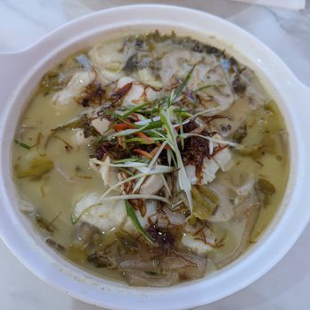 Wei's Fish - Non spicy sauerkraut fish soup. - Szechuan Near Me - Cupertino, California Wei's Fish - Non spicy sauerkraut fish soup. - Szechuan Near Me - Cupertino, California