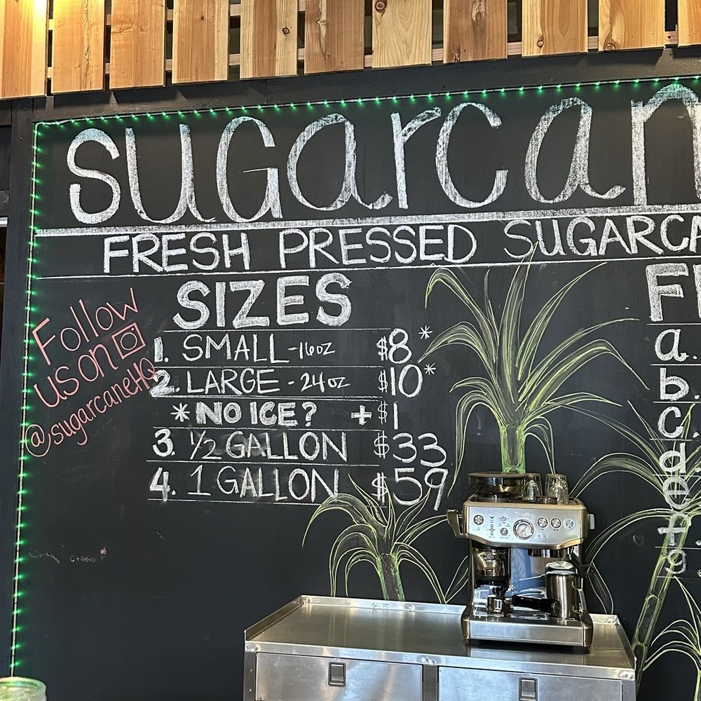 Sugarcane HQ - Menu - Juice Bars & Smoothies Near Me - San Bruno, California Sugarcane HQ - Menu - Juice Bars & Smoothies Near Me - San Bruno, California