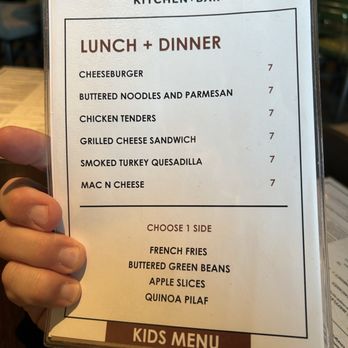 Conner's Kitchen + Bar - Kids menu - Breakfast & Brunch Near Me - Indianapolis, Indiana