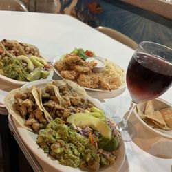 Mariscos El Cone - Sangria Coco shrimp Shrimp taco The pollo taco