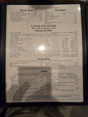 Menu photo 1 Virlie's Grill Pittsboro, NC Menu photo 1 Virlie's Grill Pittsboro, NC