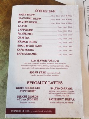 Menu photo 7 The Rough Draught Coffee and Barroom Fenton, MI Menu photo 7 The Rough Draught Coffee and Barroom Fenton, MI