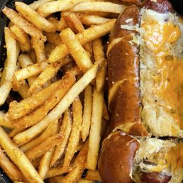 Reuben bratwurst.
