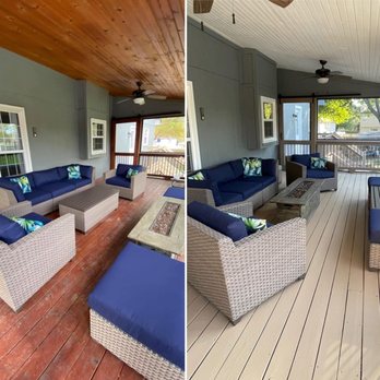 Hudson Construction - porch facelift - Decks & Railing Near Me Hudson Construction - porch facelift - Decks & Railing Near Me