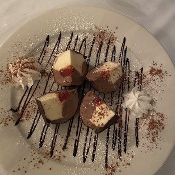 Manducatis - Chocolate and vanilla tartufo - Italian Near Me - Long Island City, New York Manducatis - Chocolate and vanilla tartufo - Italian Near Me - Long Island City, New York