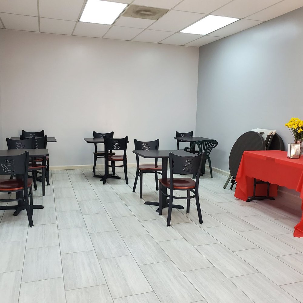 The Coffee Cup - Dining room with new tables and chairs. - Coffee & Tea Near Me - San Jose, California The Coffee Cup - Dining room with new tables and chairs. - Coffee & Tea Near Me - San Jose, California