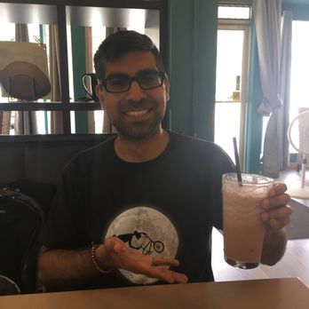 The Fishbowl Cafe - Look how happy he is with it! - Cafes Near Me - Duncan, British Columbia The Fishbowl Cafe - Look how happy he is with it! - Cafes Near Me - Duncan, British Columbia
