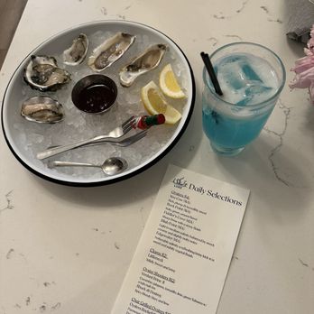 LURE - Oysters & Seafoam Margarita - Seafood Near Me - Albuquerque, New Mexico