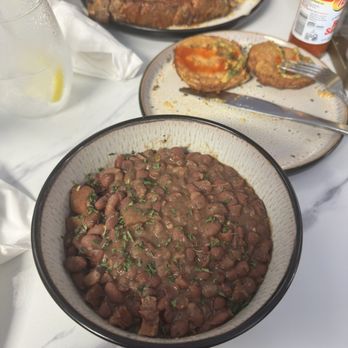 My Mama's Kitchen - Red Beans and Rice w/Abdullah sausage. Meat Loaf with Mac & Cheese Fried Green Tomatoes - Barbeque Near Me - Norfolk, Virginia My Mama's Kitchen - Red Beans and Rice w/Abdullah sausage. Meat Loaf with Mac & Cheese Fried Green Tomatoes - Barbeque Near Me - Norfolk, Virginia