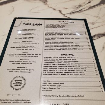 PAPA LLAMA - Menu - Latin American Near Me - Orlando, Florida PAPA LLAMA - Menu - Latin American Near Me - Orlando, Florida