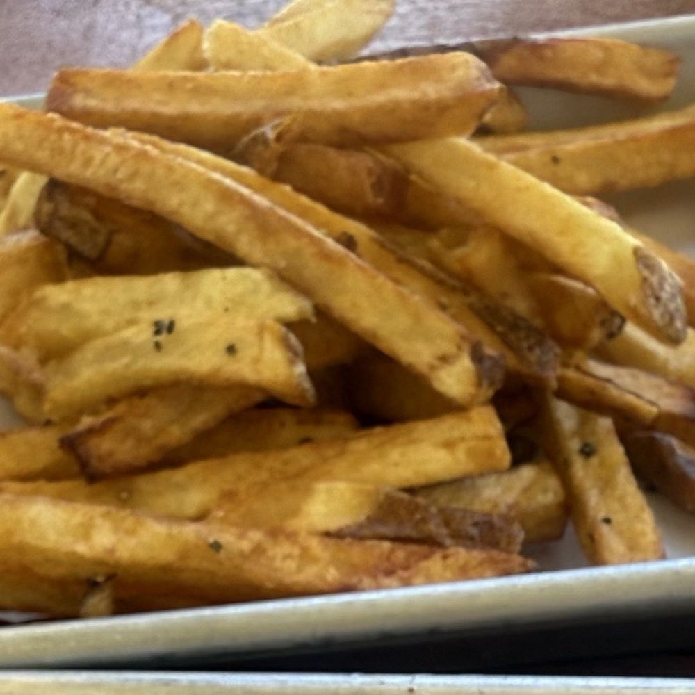 Double smash burger Hand cut fries Double smash burger Hand cut fries