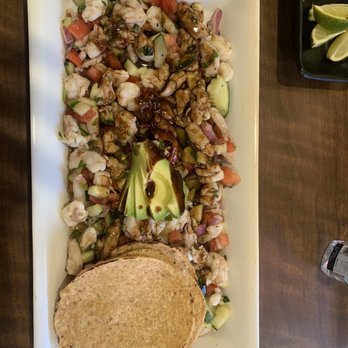 Palapa - Ceviche de Camaron salsa negra - Mexican Near Me - Fullerton, California