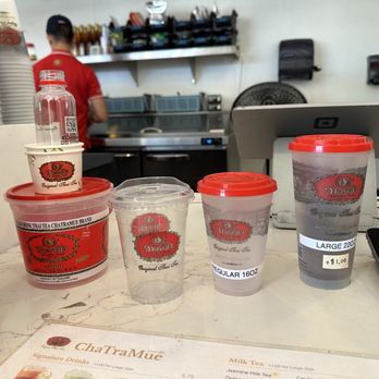 ChaTraMue Original Thai Tea - Size assortment - Bubble Tea Near Me - Los Angeles, California