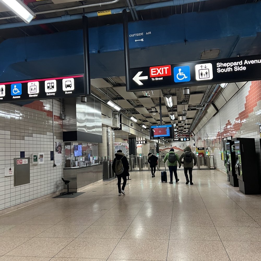 Don Mills Subway Station - TTC Don Mills Station - follow signage to subway & bus platforms - Public Transportation Near Me - Toronto, Ontario Don Mills Subway Station - TTC Don Mills Station - follow signage to subway & bus platforms - Public Transportation Near Me - Toronto, Ontario