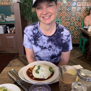 Cafe Pasqual's - Polenta with avocado - Vegetarian Near Me - Santa Fe, New Mexico