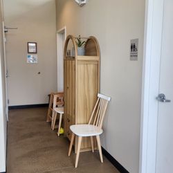 Hallway to the restrooms