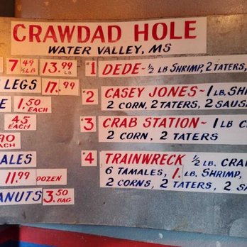 Crawdad Hole - September 1st 2019 - Cajun/Creole Near Me - Water Valley, Mississippi Crawdad Hole - September 1st 2019 - Cajun/Creole Near Me - Water Valley, Mississippi