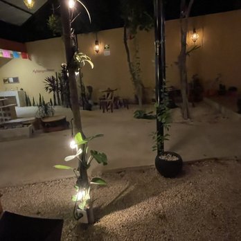 El Rincon Del Jaguar - Back yard outdoor space - Mexican Near Me - Tulum, ROO