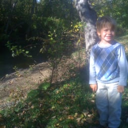 Near the river at Hudson mills!