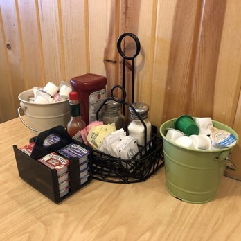 Sunny Street Cafe - Plenty of condiments at every table. (7/27/2018) - Breakfast & Brunch Near Me Sunny Street Cafe - Plenty of condiments at every table. (7/27/2018) - Breakfast & Brunch Near Me