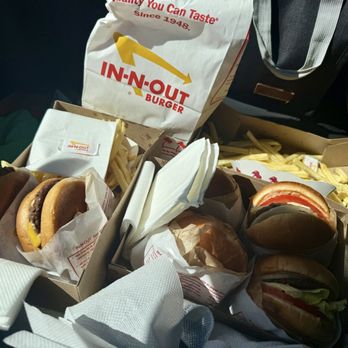 In-N-Out Burger - 2 fries, 6 cheese burgers, 2 with only ketchup :) - Burgers Near Me - Keizer, Oregon