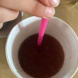 (Straw not included)