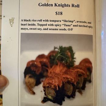 Daikon Vegan Sushi  - One of 4 chef's specials in the menu - Vegan Near Me - Las Vegas, Nevada