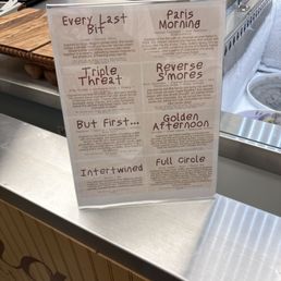 Sept Menu