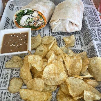Bluefront Cafe - Asian chicken wrap. - Cafes Near Me - Sturgeon Bay, Wisconsin Bluefront Cafe - Asian chicken wrap. - Cafes Near Me - Sturgeon Bay, Wisconsin
