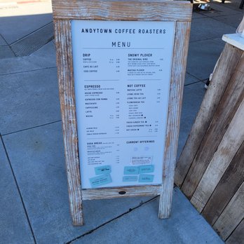 Andytown Coffee Roasters - Menu 3.27.2021 - Coffee Roasteries Near Me - San Francisco, California Andytown Coffee Roasters - Menu 3.27.2021 - Coffee Roasteries Near Me - San Francisco, California