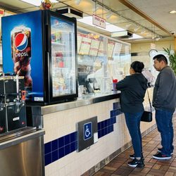 Golden Eagle Restaurant - Inside counter